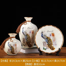 Axyaa Ceramic Vase Set for European Home Décor
