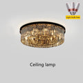 Axyaa Modern Crystal Chandelier Ceiling Light Luxe Home Decor Fixture