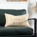 Axyaa Sunshine Velvet Gilded Pillowcase Cojines, English Letter Simple Polyester Cushion Cover