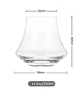 Axyaa 340ML Whiskey & Wine Tasting Glass Set for Bar & Restaurant