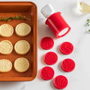 Axyaa Christmas Tree Cookie Stamp Cutter for DIY Handmade Biscuit Decor