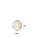 Axyaa Glass Chandelier LED Pendant Light - Nordic Style Bedroom Living Kitchen Decor