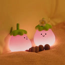 Axyaa Silicone Eggplant Night Light: Dimmable, Rechargeable, Touch Control