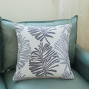 Axyaa Leaf Jacquard Couch Pillow Cover