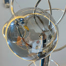 Axyaa Glass Pendant Chandelier for Living Room LED Dining Bedroom Café Décor
