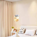 Axyaa White Bear Bunny Pendant Light for Kids Room Decor