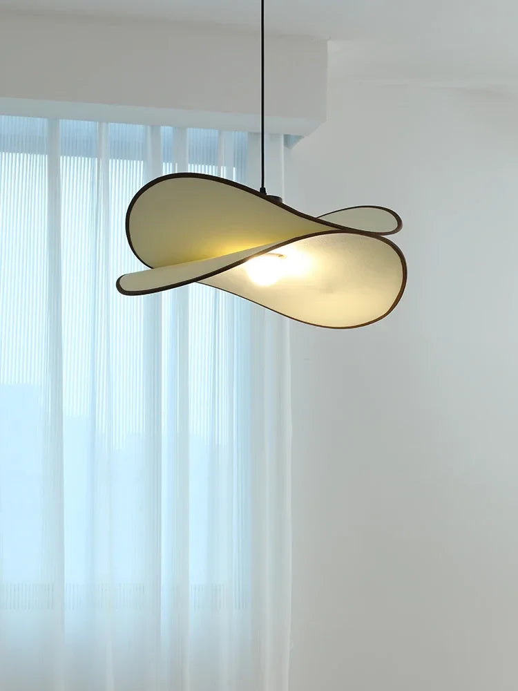 Axyaa Wabi Sabi Cloth Ceiling Lamp LED Chandelier for Living Room and Kitchen Island