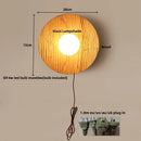 Axyaa Wood LED Wall Sconce Modern Applique Da Pared