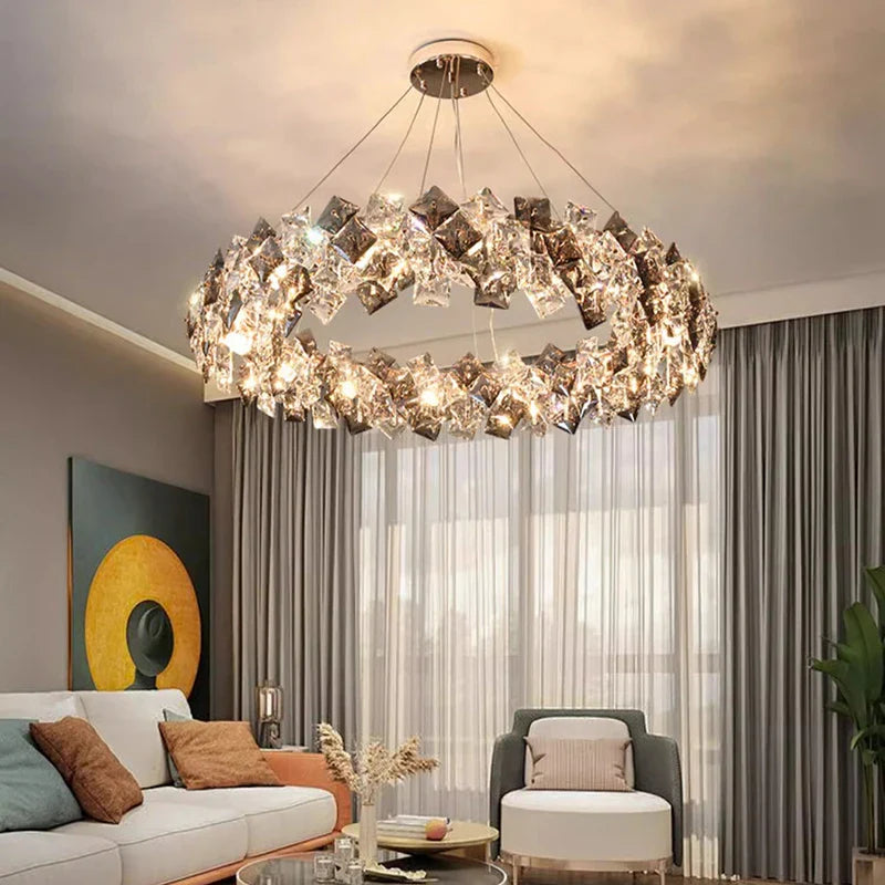 Modern Nordic Chandelier by Axyaa: Pendant Lights for Dining Room, Lustre Hanging Lamps, Indoor Ceiling Fixture