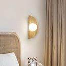 Axyaa Yellow Cave Stone Wall Lamp, Moon-shaped LED Decoration Light