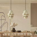 Axyaa Modern French Cream Pendant Light for Home Decoration Lighting