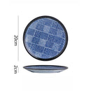 Axyaa Retro Ceramic Steak & Sushi Plate for Molecular Cuisine Tableware