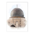 Axyaa Islamic Architecture Canvas Painting Wall Art Print for Modern Home Decor