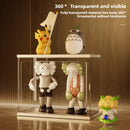 Axyaa Acrylic Bubble Display Rack Lego Storage Box Large Capacity Transparent Cabinet.