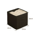 Axyaa Fabric Storage Cubes Organizer for Closet, Toys, Clothing - Home Supplies Box