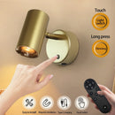 Axyaa Modern Minimalist LED Wall Lamp 3-Color Remote Touch Magnetic Suction 5200mAh