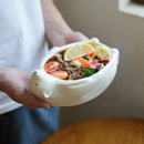 Axyaa Ceramic Polar Bear Noodle Soup Bowl - Creative Restaurant Kitchen Supplies