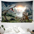 Axyaa Dinosaur Wall Tapestry Beach Blanket Yoga Mat Tablecloth