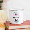 Axyaa Atsem Top Mug | Enamel Coffee Cup School Gifts
