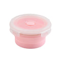 Axyaa Silicone Folding Lunch Box with Sealed Preservation - Outdoor, Microwave Safe