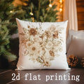 Axyaa Fall Floral Hello Cushions: Festive Pattern Cover for Sofa, Bedroom, Car