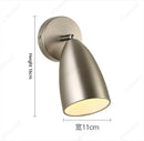 Axyaa LED Rotating Wall Lamp for Living Room Bedroom Reading Lighting