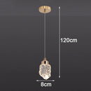 Axyaa Crystal Chandelier Pendant Light for Elegant Living Room and Bedroom Lighting