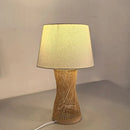 Axyaa Modern Rattan Weave LED Desk Lamp for Living Room Bedroom Study