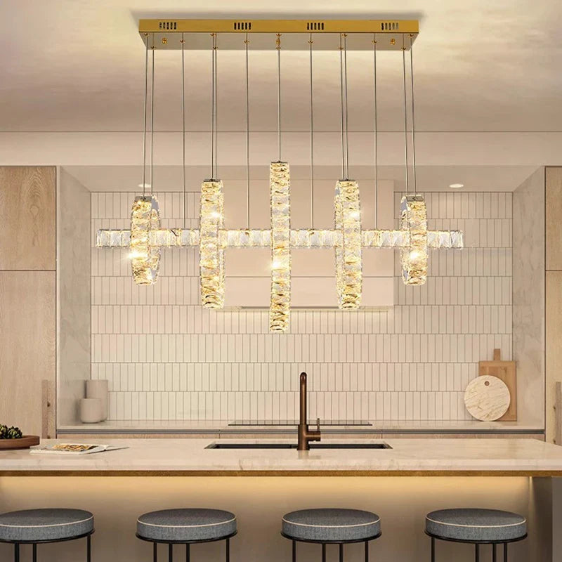 Axyaa Modern LED Pendant Chandeliers for Home Decor and Indoor Living §