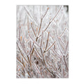 Snow House Nordic Canvas Wall Art by Axyaa for Living Room Decor