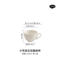 Axyaa Exquisite Ceramic Coffee Cups and Saucers Set - Kitchen Countertop Decoration