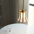 Axyaa Nordic Glass LED Pendant Lights Copper Modern Hanging Lamp Lighting