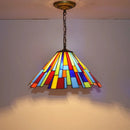 Axyaa French Glass Retro Restaurant Lamp - Japanese Bar Tea Room Pendant