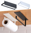 Axyaa Paper Towel Holder Adhesive Tissue Hanger Bathroom Storage Rack
