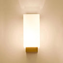 Axyaa Solid Wood Bedside Wall Lamp - Modern Chinese Nordic Design