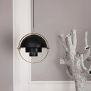 Axyaa Modern Sphere Chandelier - Gold Iron Pendant Lamp