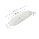 Axyaa Ceramic Sushi & Steak Plate | Japanese Style Long Strip Plate for Hotel Tableware