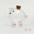 Axyaa Glass Piggy Bank for Gold Beans Storage - Mini Wish Bottle