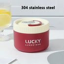 Axyaa Stainless Steel Insulated Lunch Box Set with Cutlery and Thermal Bag