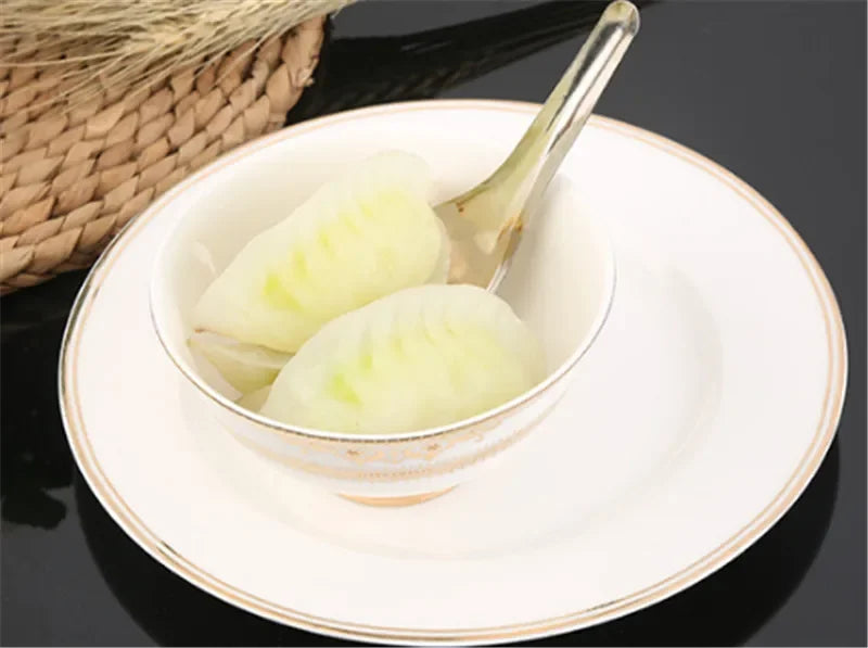 Axya Stainless Steel Soup Spoons Set Flat Bottomed Tablespoon Kitchen Tools