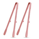 Axyaa Silicone Toast Tongs - Non-slip Cooking Clip Clamp BBQ Salad Tools