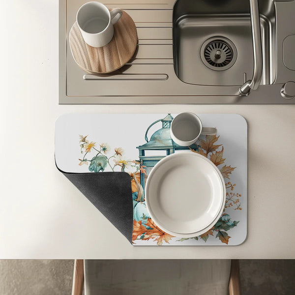 Axyaa Thanksgiving Dish Drying Mat