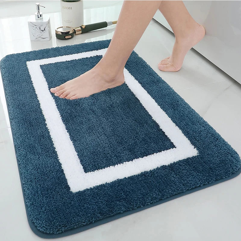 Axyaa Ultra Absorbent Microfiber Bath Rug for Luxury Bathroom Experience