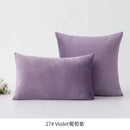 Axyaa Velvet Pillow Covers - Soft Decorative Cushion Cases for Home Decor