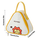 Axyaa Triangle Insulated Lunch Box Bag - Kids Food Thermal Picnic Cooler Bag