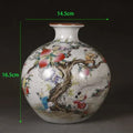 Axyaa Blue and White Qing Dynasty Porcelain Vase - Jiangnan Water Town Pattern