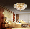 Axyaa Handcrafted Copper European Ceiling Light for Bedroom and Living Room