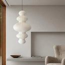 Axyaa Rice Paper Pendant Chandelier with E27 Bulb