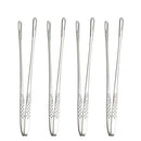 Axyaa Stainless Steel Grill Tongs BBQ Steak Clip Kitchen Utensils Party Gadgets