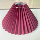 Axyaa Pleated KD Lampshade E27 Modern Minimalist DIY Nordic Washable Wall Lampshade